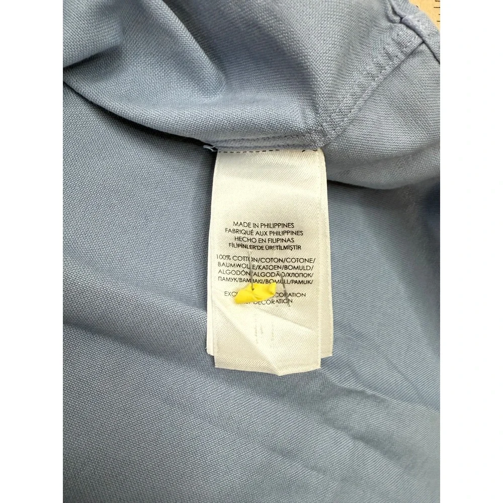Ralph Lauren Blue Cotton Oxford Button Down Shirt Long Sleeve Mens XL - Picture 8 of 9